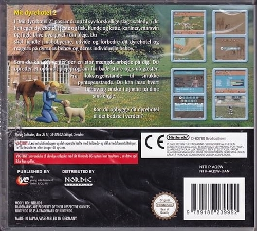 Jeg Elsker Dyr Mit Dyrehotel 2 - Nintendo DS (A Grade) (Genbrug)